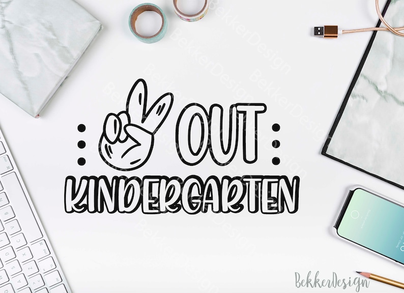 Download Peace Out Kindergarten svg end of school svg graduation | Etsy