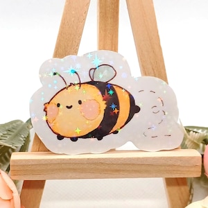 Niedlicher Aufkleber: Bee Beep - Bujo Honigpastelldekor