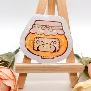 Linda pegatina: Honey Pot - Decoración Bujo amarillo pastel