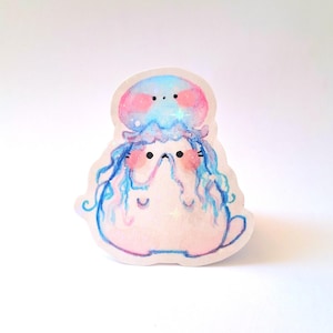 Schattige konijntje sticker dagboek decor handgemaakte sticker konijn pastel planner sticker gezellig decor voor laptop