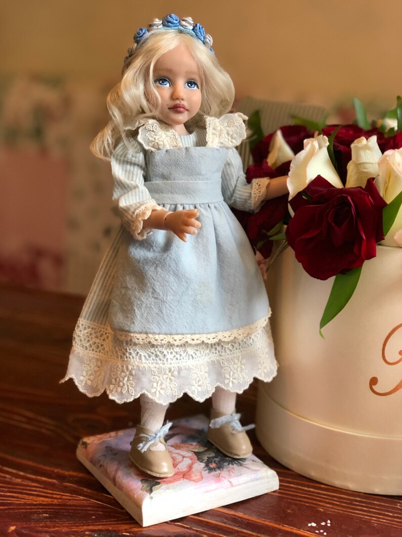 OOAK Living Doll polymer clay collectible posable Art Doll Etsy