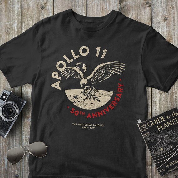 Apollo 11 50th Anniversary Lunar Moon Landing 1969 2019 T-Shirt Apollo 11 50th Anniversary Lunar Moon Landing 1969 2019 T-Shirt