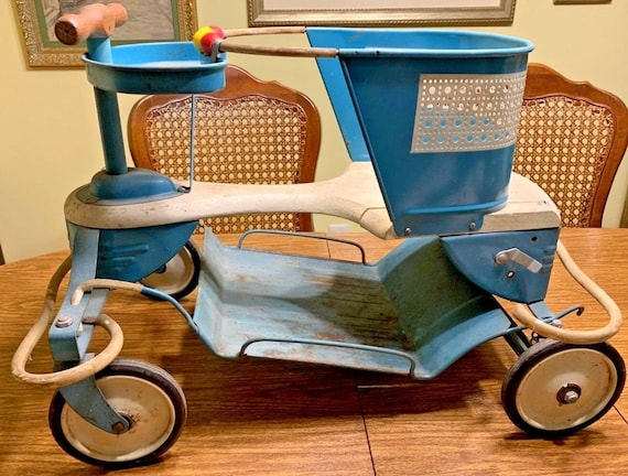 antique baby carriage restoration