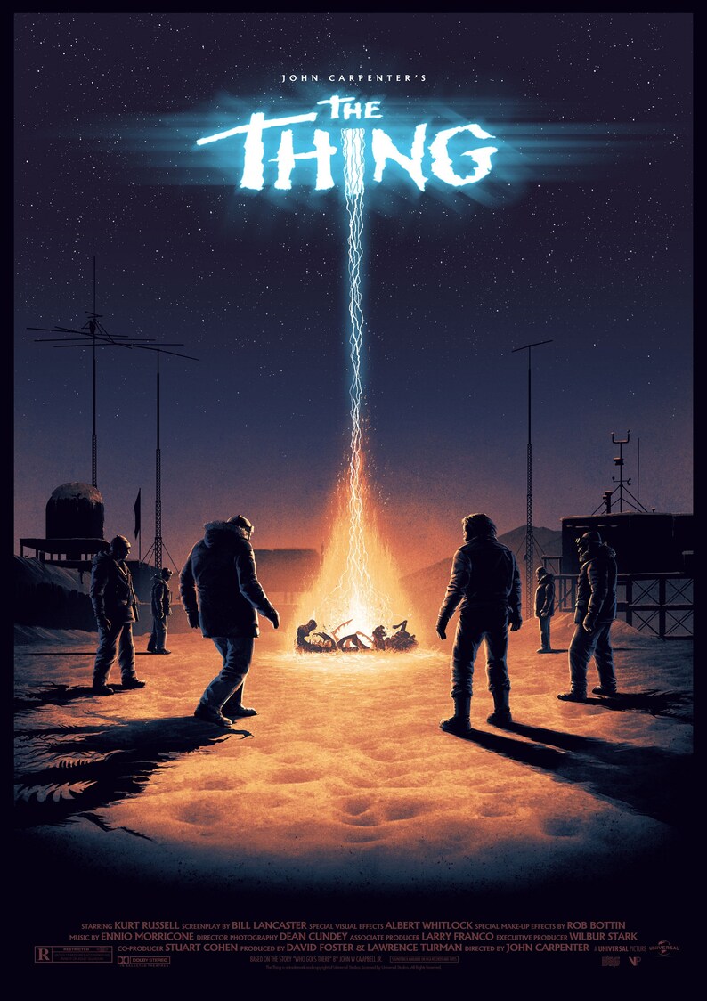The Thing John Carpenter Retro Classic Horror Alien Antarctica | Etsy