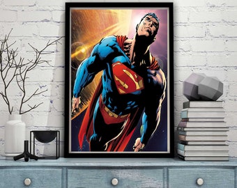 You/'re My Kryptonite! Sexy Superman PinUp Drag Artwork Print Giclee Art