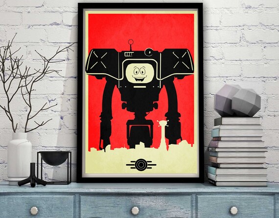 Yes Man Fallout Ed E Eyebot Power Armor New Vegas Ranger Post Etsy Yes Man Fallout Ed E Eyebot Power Armor New Vegas Ranger Post Etsy