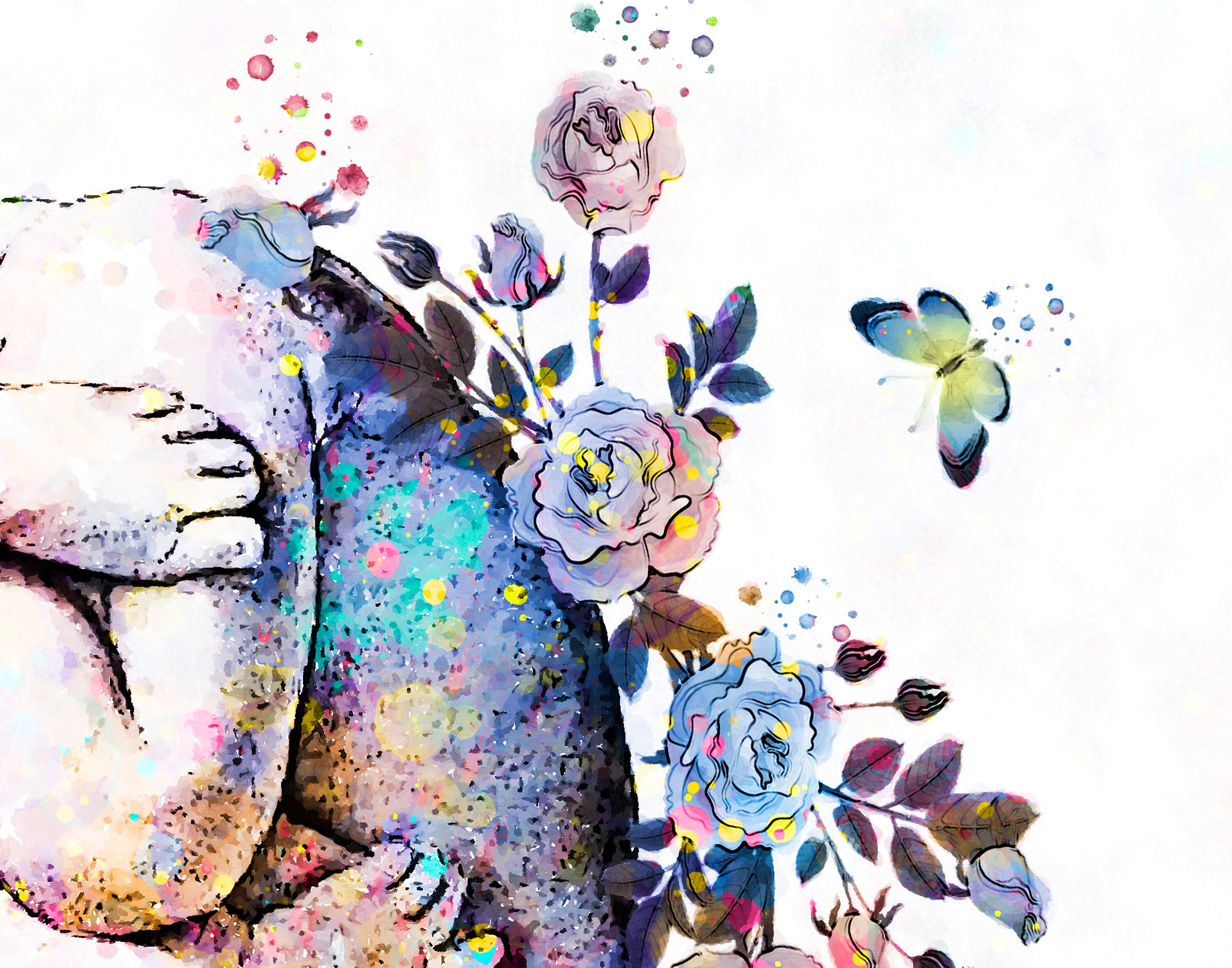 Obstetrics Print Gynecology Art Pregnancy Poster Floral Etsy Anatomy of a honey bee educational digital download