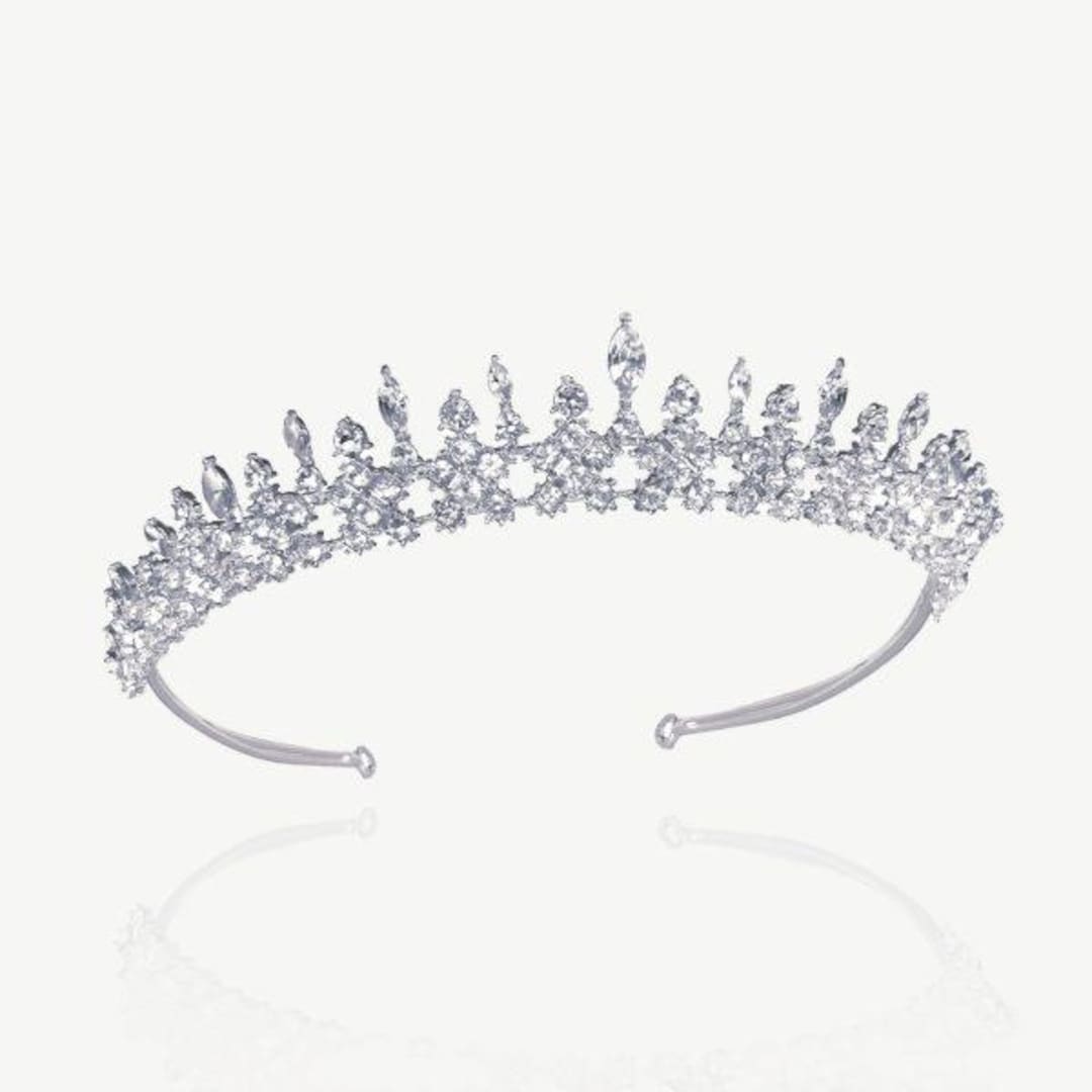 Bridal Collection by Ivory & Co- Katerina Silver Crystal Regal