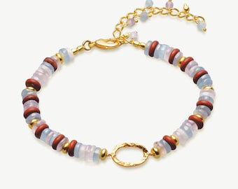 Sarah Alexander - Arctic Sunrise Beaded Gemstone Bracelet, 18ct