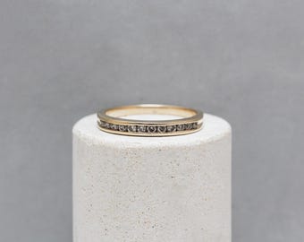 9 Karat Gelbgold Diamant Ring