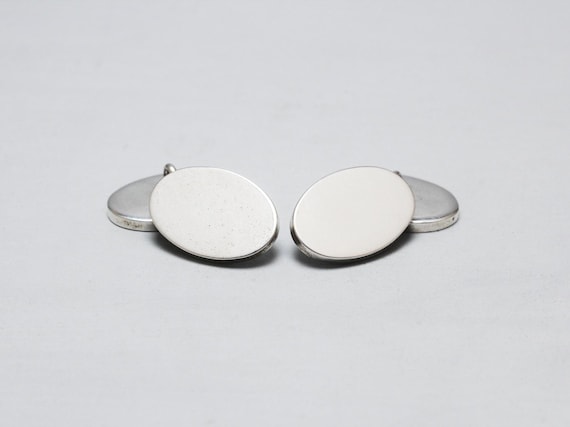 Solid silver Cufflinks Makers marked Mappin & Web… - image 2