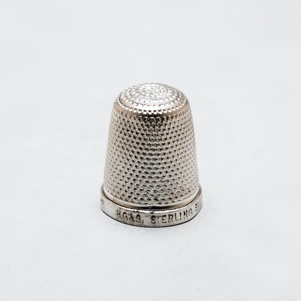 Vintage Sterling Silver Thimble