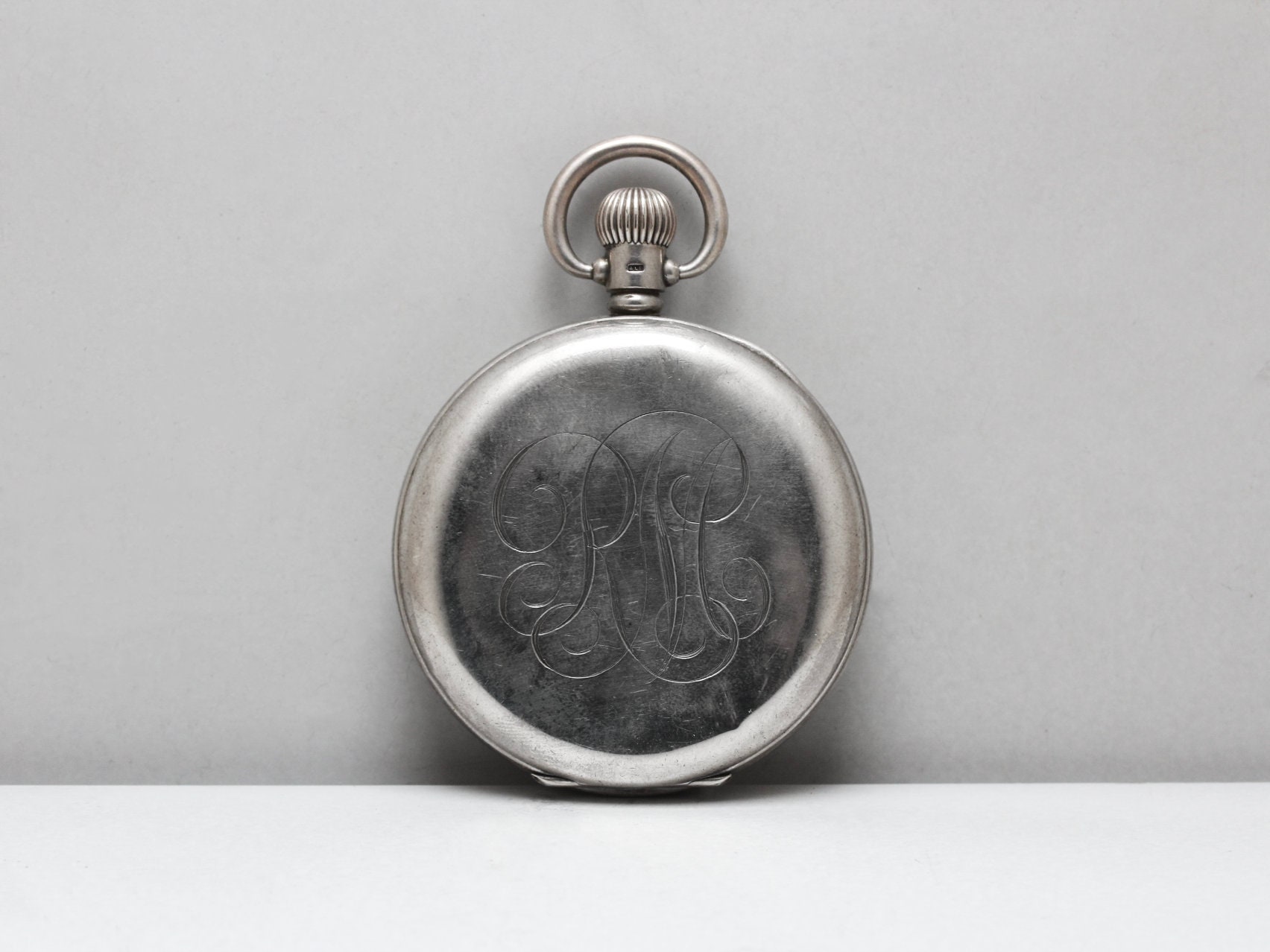 Orologio Da Tasca ECSiNG Vintage - Numeri Romani Argento - Con Catena 40cm - Quarzo - Foto 7