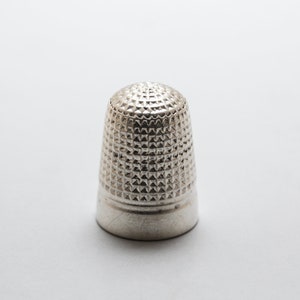 Vintage Sterling Silver Hallmarked Thimble