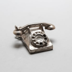 Telephone Silver Charm