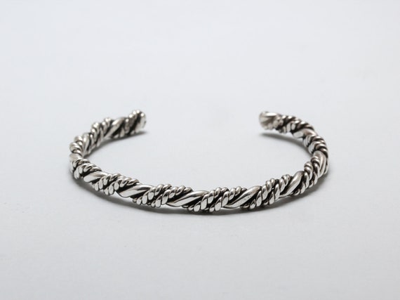 SILVER925 TWIST BANGLE/BRACELET/シルバーバングル Sterling Silver Twist Bangle, Sterling Silver Bangle