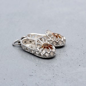 Silver Two Shoes / Slippers Charm