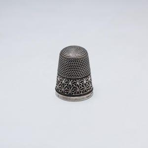 Silver Thimble, Worn Hallmarks