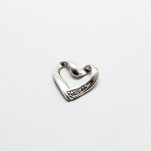 Silver Love Heart Charm / Pendant