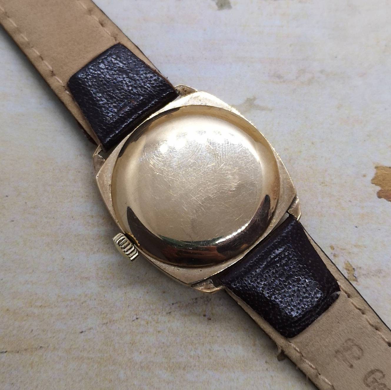 A Vintage 9ct Gold Ladies Wrist Watch - Etsy