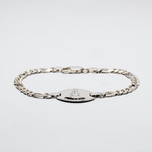 Silver Medical Alert ID Bracelet