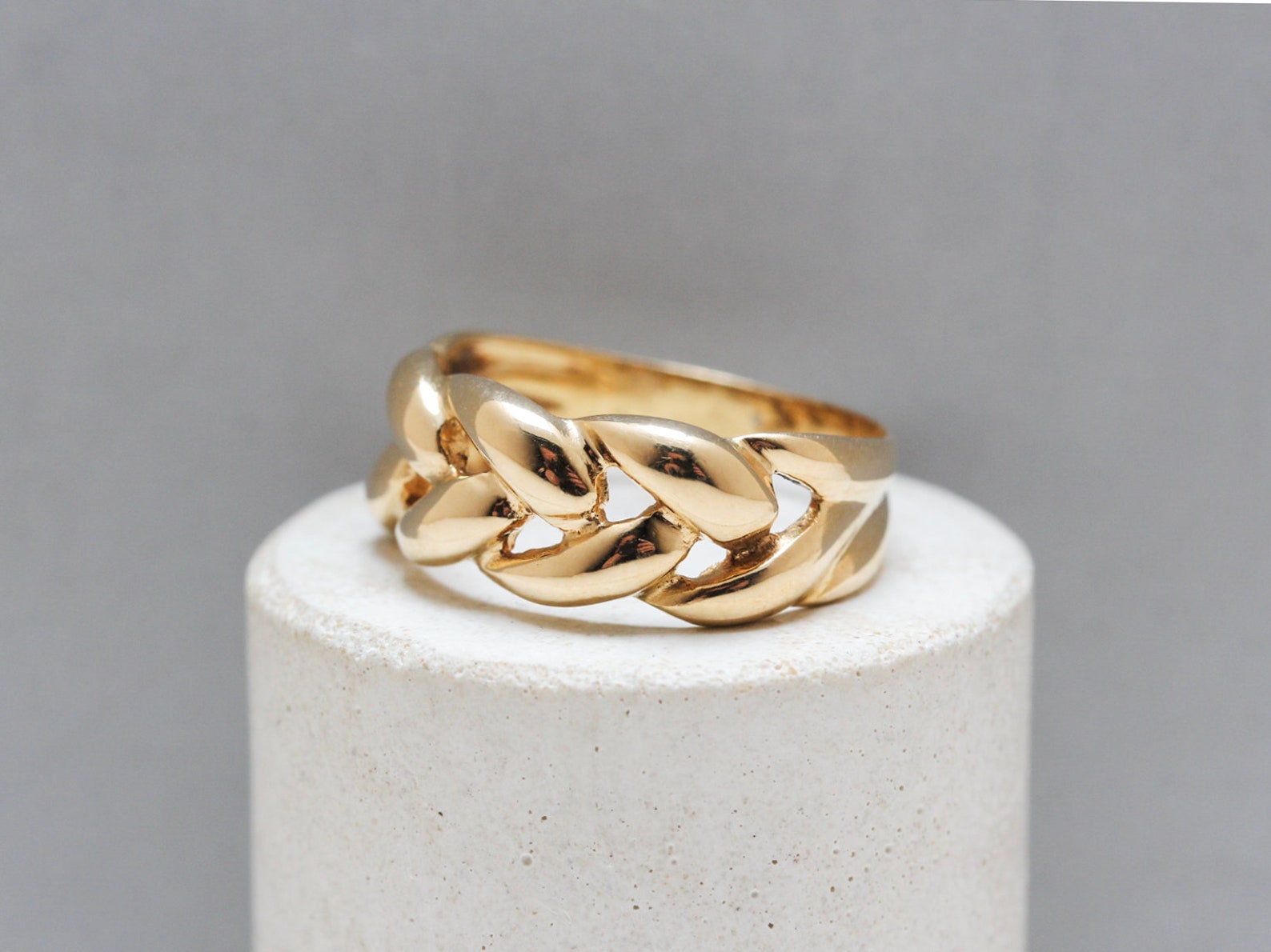 Weave Gold Ring R6816