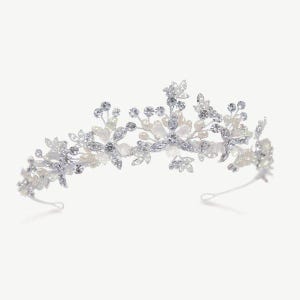 Bridal Collection by Ivory & Co - Alyssa Silver Crystal Art