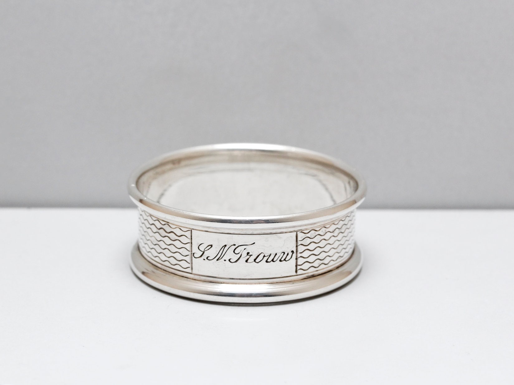 ♥【極美品】♥ スターリングシルバー ナプキンリング ホールマーク刻印有 刻印入りシルバーナプキンリング - Etsy 日本