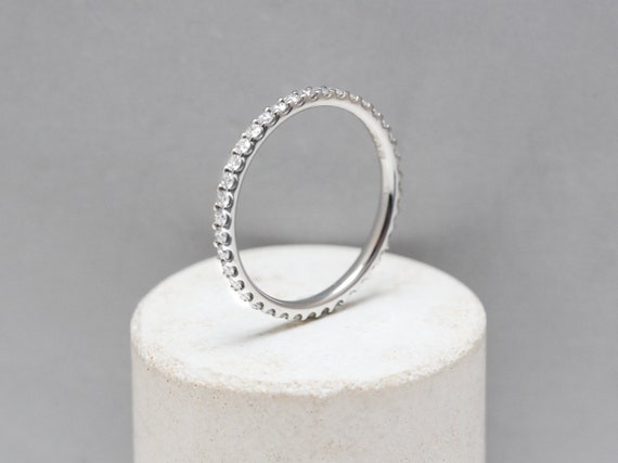 Buy Diamond Eternity Ring Set in Finger Size K 1/2 UK