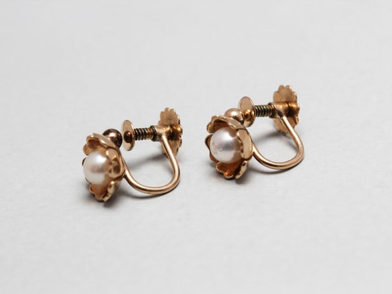 9ct gold screw back earrings discount