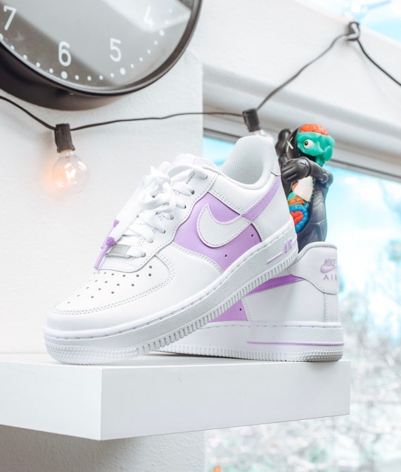 custom air force 1 lilac