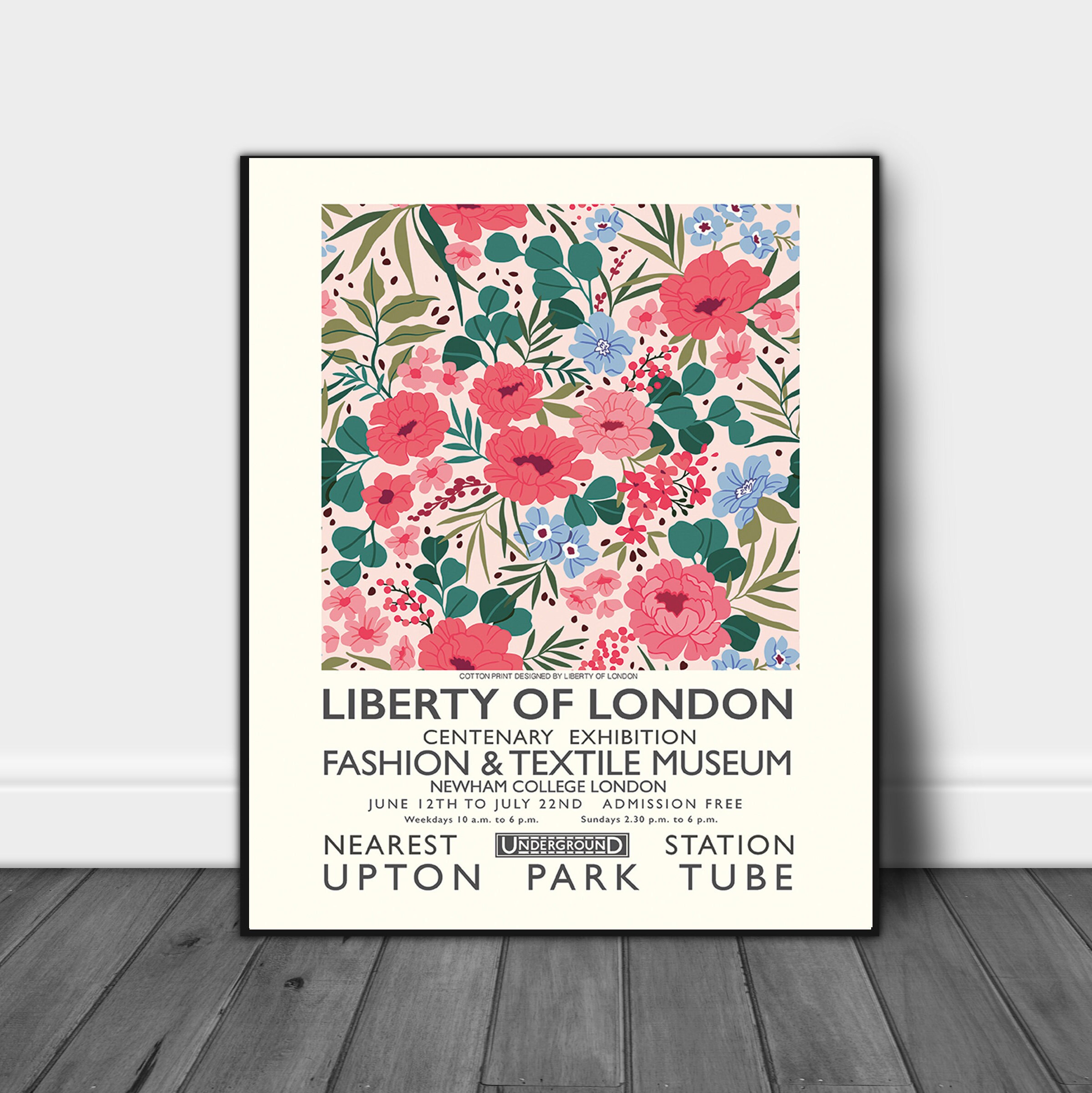 Liberty Print Liberty of london Print Gallery Poster Artist Etsy