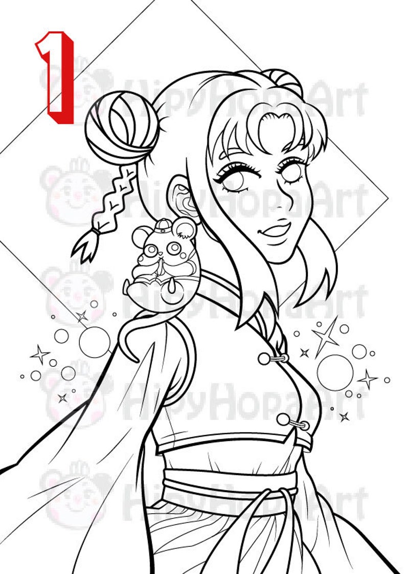Printable A4 Coloring Page Printable Premium Cute Digital - Etsy