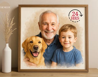 Add person to Photo - Personalized Memorial Portrait