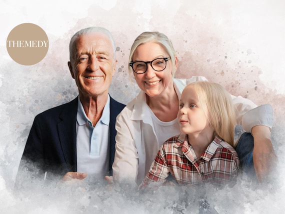 Add person to photo, Add deceased loved one to picture, Combine photos, Custom memorial gift, Gift for Dad Mom, Merge pictures