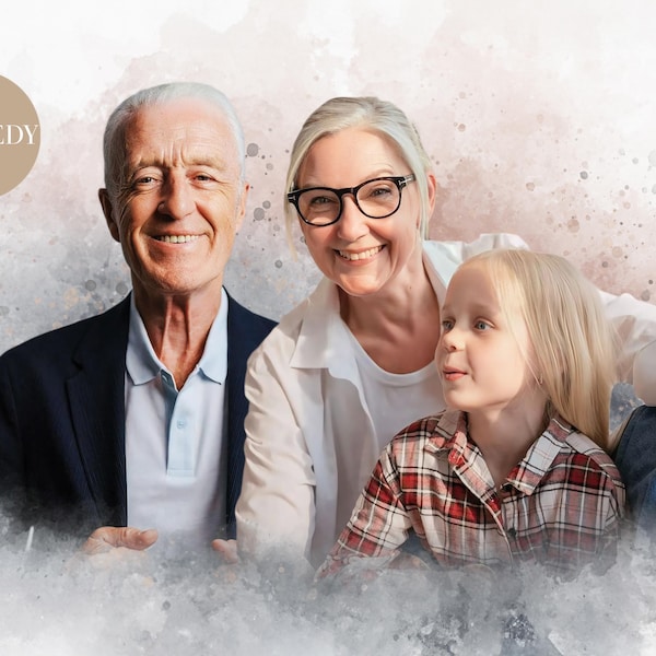 Add person to photo, Add deceased loved one to picture, Combine photos, Custom memorial gift, Gift for Dad Mom, Merge pictures