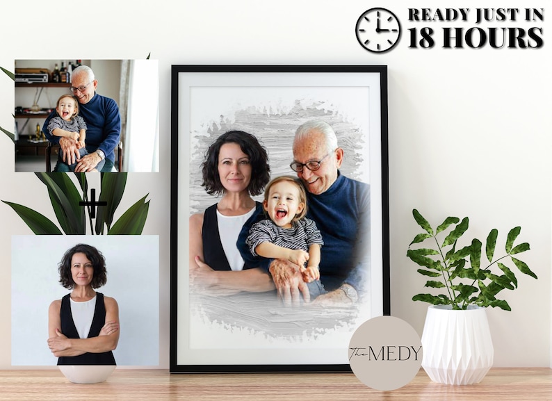 Add Deceased Loved One to Picture Add Person to Photo - Etsy