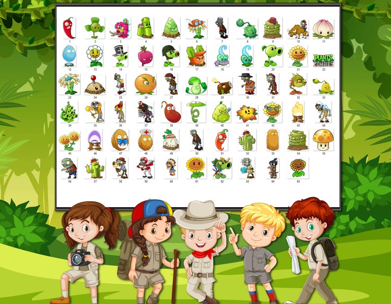 Download Plants Zombies Png Characters Transparent Background Zombie Images Printable Plants Vs Zombies Clipart Zombie Clipart Instant Download Clip Art Art Collectibles Timeglobaltech Com