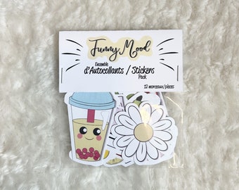 Funny Mood Theme Vinyl Sticker Pack