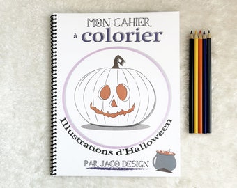 Coloring Book Halloween Illustrations