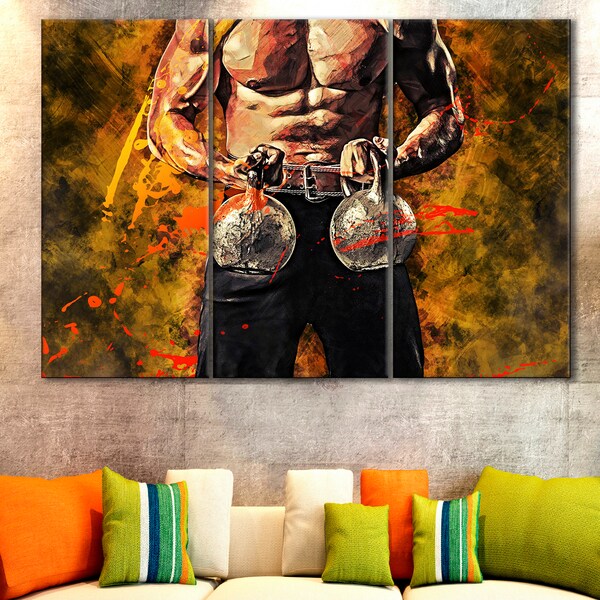 Kettlebell Workout Poster Etsy Canada