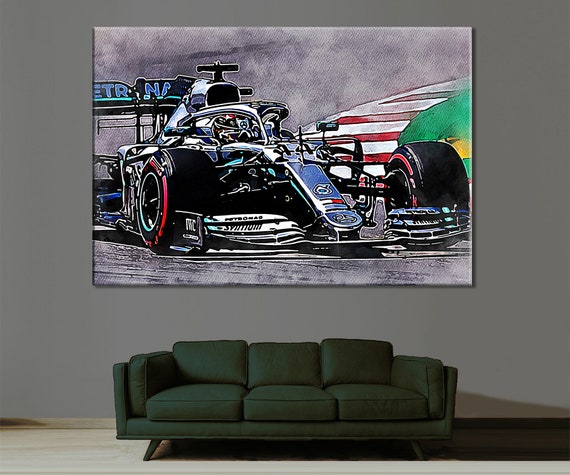 Formula One Lewis Hamilton Print Formula 1 print Racing | Etsy