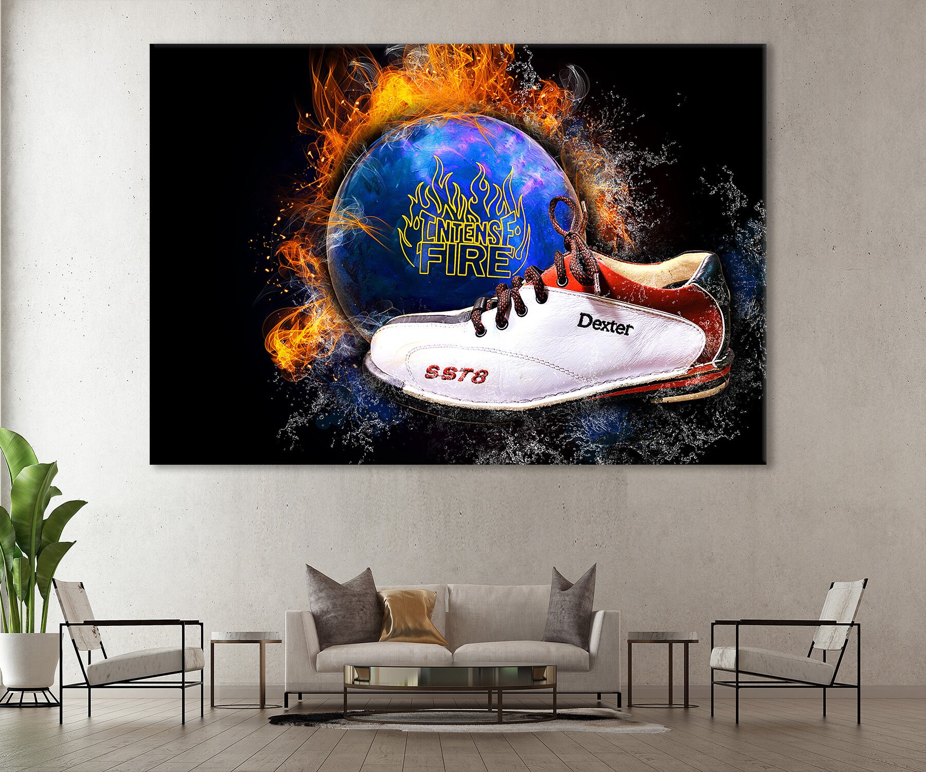 canvas bowling shoes