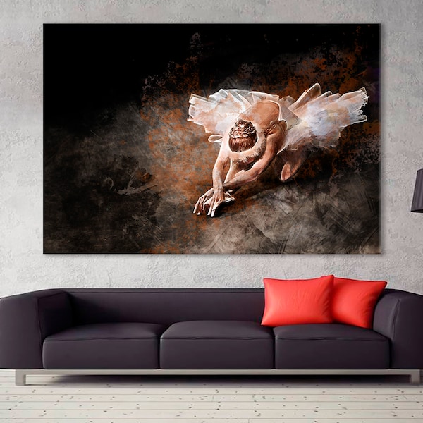 Ballerina Wall Art Etsy