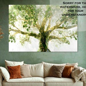 Mystical Tree Wall Art | Unique Botanical Prints & Enchanting Nature Decor for Home and Office