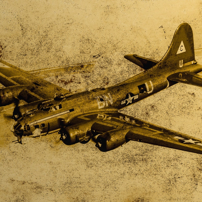 B-17 Bomber 3 bw 3.2 Wall Art Canvas Picture Print B-17 Bomber 3 bw 3.2 Wall Art Canvas Picture Print