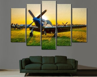 Vintage Monoplane Canvas Print: Aviation Wall Art