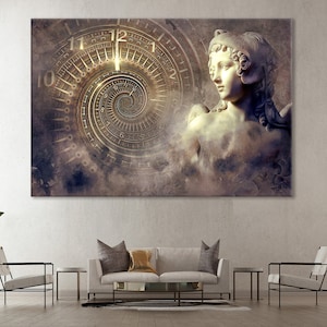 Fantasy Room Decor, Surrealism Canvas, Oil Painting Decor, Fantasy Print, Surrealism Art