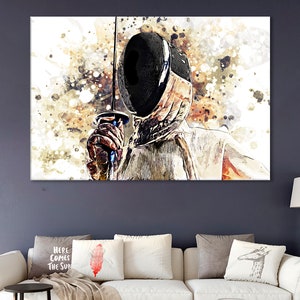 Fencing Print, Fencing Wall Decor, Fencing Sword Canvas, Fencing Artwork, Fencing Sword Wall Art,Epee Wall Art,Epee Artwork,Fencing Wall Art