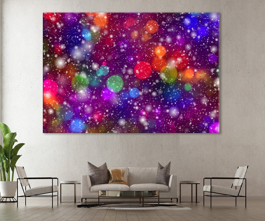 Bright Abstract Canvas Art Colored Abstract Decor Abstract Etsy France